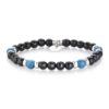 Bracciale Sander 1 Gioielleria Momenti d'Oro - Bracciale Elastico GERBA SANDER 543 con Pietre Naturali e Dettagli Argento 925 208524