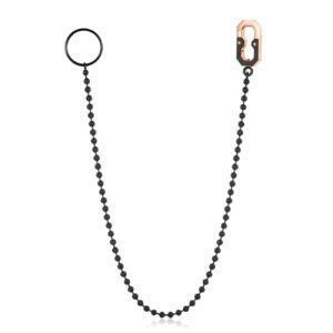 Portachiavi a catena K2 Nero