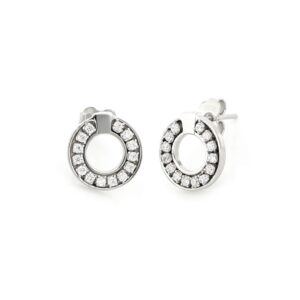 Orecchini cerchio zirconi