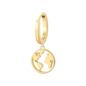 Orecchino Globo Gold
