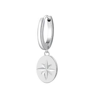 Orecchino Stella polare Silver