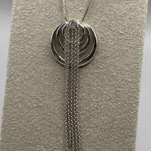 Collana Fantasia in oro con diamante