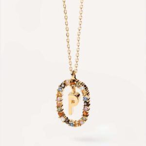 Pdpaola collana lettera P