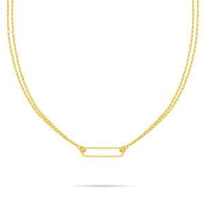 Luxury Grace Collana Maglia ovale