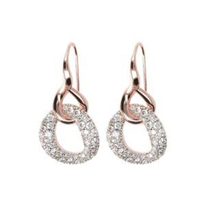 Bronzallure Orecchini Pavè Zirconi