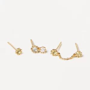 Pdpaola Set Orecchini Kara Gold