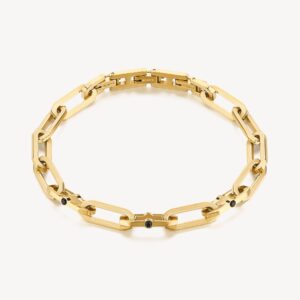 Bracciale uomo caliburn acciaio dorato