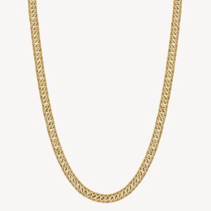 Collana uomo acciaio dorato NAXOS