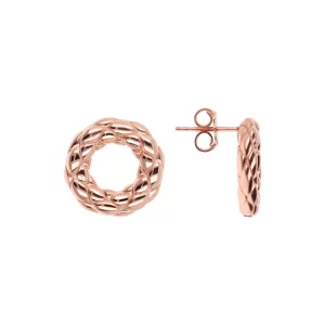 Bronzallure Orecchini Matelassè lobo