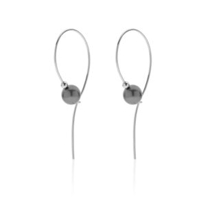 Unoaerre orecchini in argento con perle nere