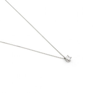 Unoaerre collana in argento con zircone 6 mm