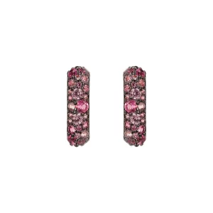 Bronzallure orecchini pavè quadrati