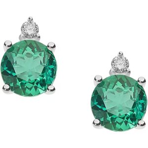 Storia di Luce orecchini con smeraldi e brillanti