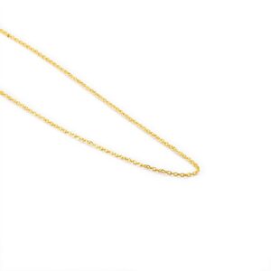 Catena forzatina small in oro giallo 9kt