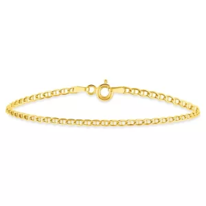 Bracciale maglia traversina oro 9kt