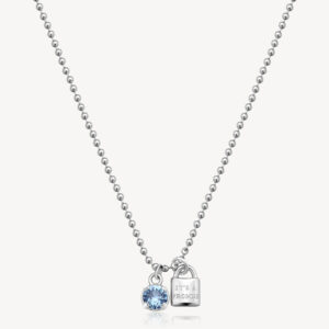 Desideri Collana acciaio zircone spinel