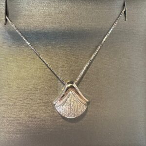 Yukiko collana oro bianco con diamanti