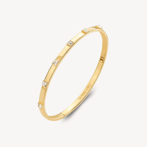 Bracciale With you in acciaio dorato