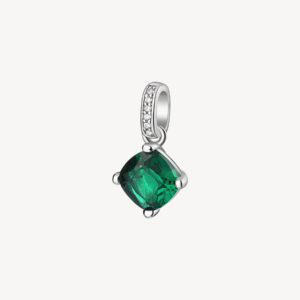Pendente zircone emerald green