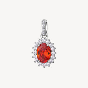 Ciondolo Kate con zircone orange