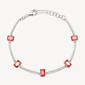 Bracciale con zirconi orange