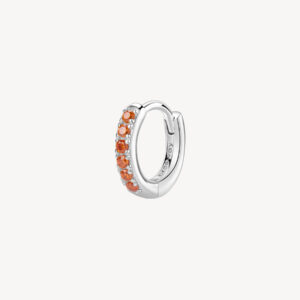 Orecchino con zirconi orange