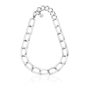 Collana Dinamica in bronzo rodiato