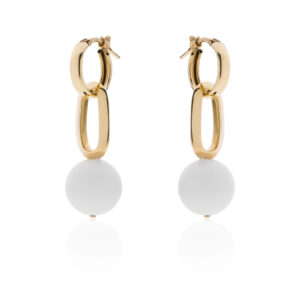 Orecchini perla bianca Cherry