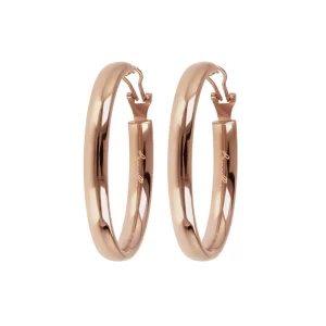 Orecchini a cerchio ovali