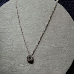 Collana Martina in oro con zirconi bianchi