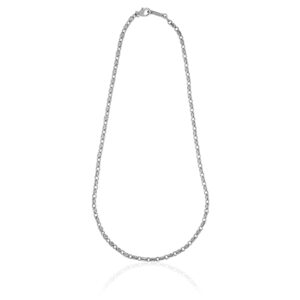 Catena uomo in bronzo argentato