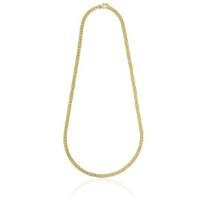 Collana uomo in bronzo dorato