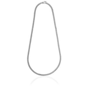 Collana uomo in bronzo argentato