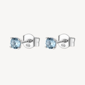 Orecchini argento con zirconi light sapphire