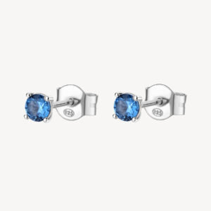 Orecchini argento con zirconi sapphire