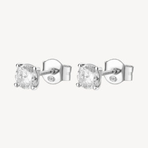 Orecchini argento con zirconi infinite white