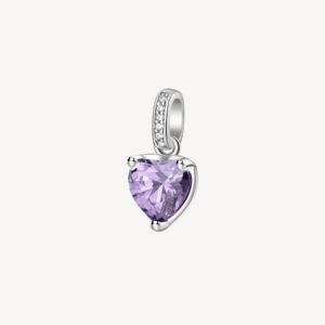 Ciondolo cuore Magic Purple
