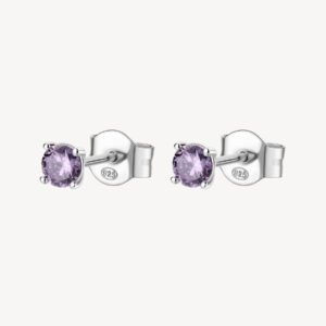 Orecchini donna in argento magic purple