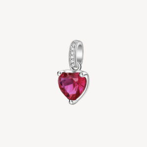 Ciondolo cuore passion ruby