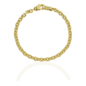 Bracciale uomo in bronzo dorato