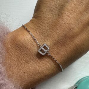 Bracciale lettera B
