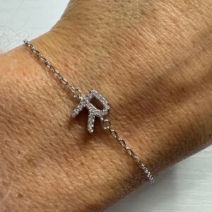 Bracciale lettera R