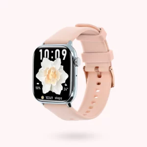 Smartwatch silver pink