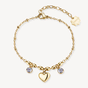 Bracciale Chakra cuore gold