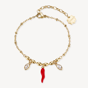 Bracciale chakra cornetto gold