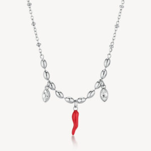 Collana Chakra cornetto silver