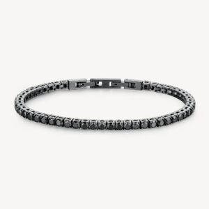 Bracciale uomo tennis total black