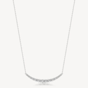 Collana Semi tennis infinite white