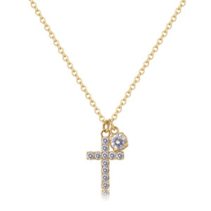 Collana Dazzly Croce gold