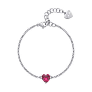 Bracciale Dazzly cuore ruby